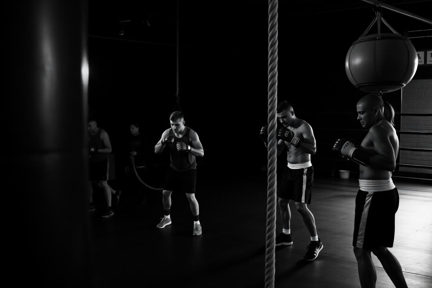 Boxing conditioning circuit training