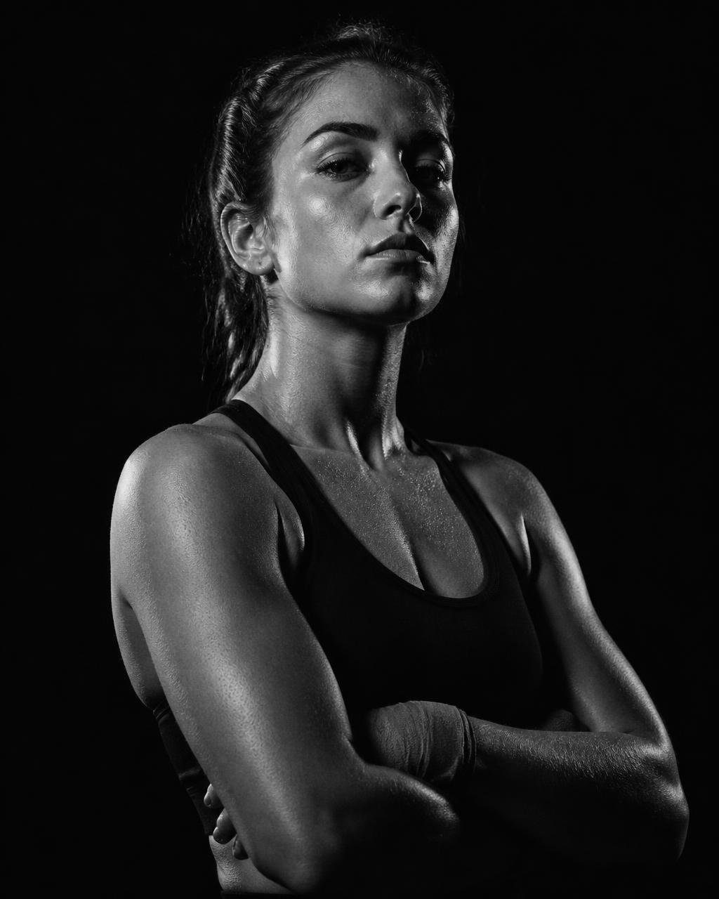 Fight Factory female boxer portrait